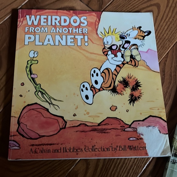 2 Calvin and hobbes comic book and weirdos from another planet collection - Picture 2 of 12